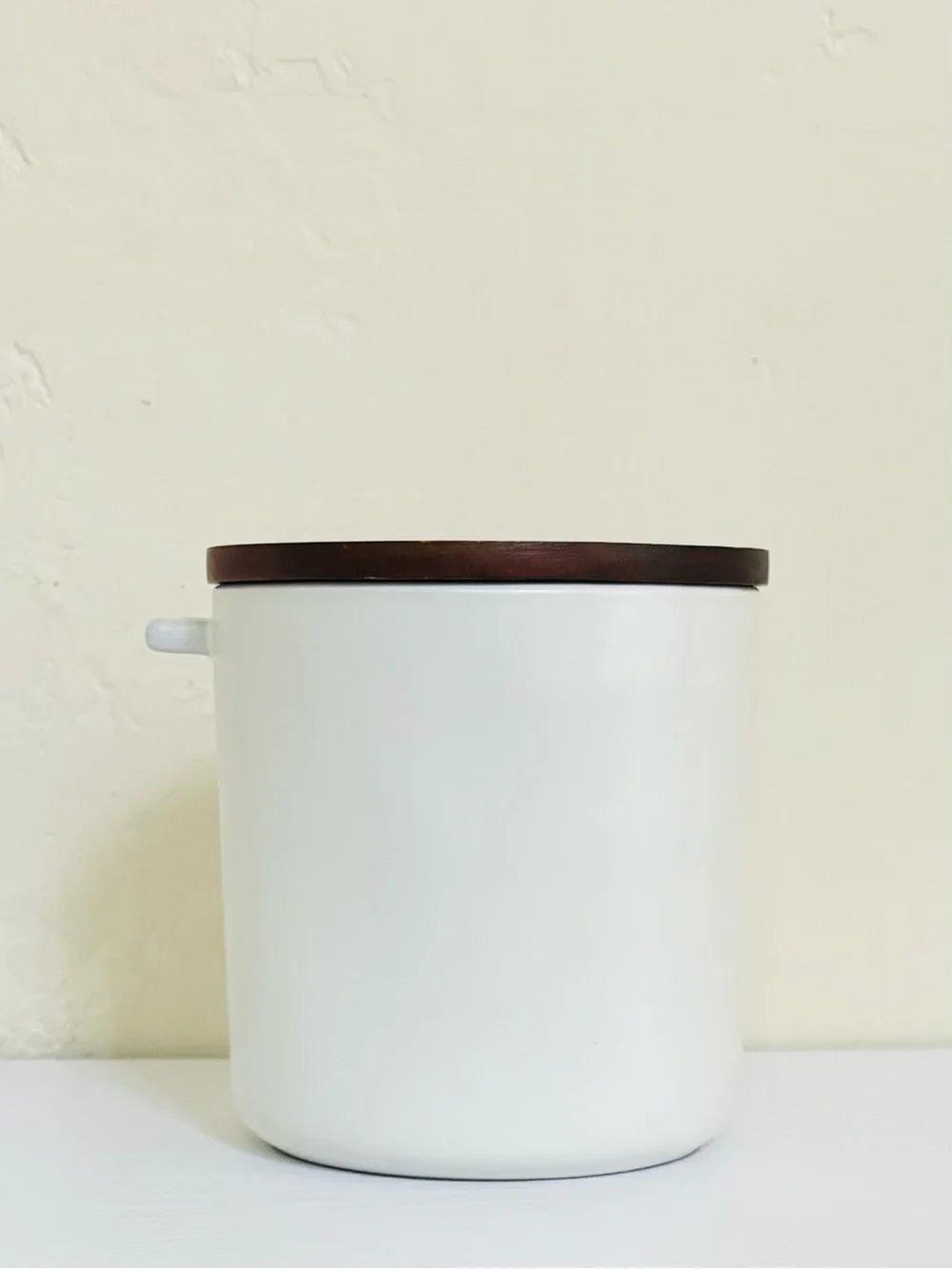 Hearth & Hand with Magnolia Stoneware Coffee Canister with Lid, Matte Finish